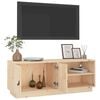 vidaXL Mueble de TV de madera maciza de pino 105x34x40 cm