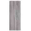 vidaXL Armario de pared madera ingenier&iacute;a gris Sonoma 69,5x34x90 cm