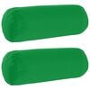 vidaXL Funda de almohada 2 uds. HEERLEN Verde &Oslash; 15 x 40 cm Poli&eacute;ster