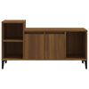 vidaXL Mueble para TV madera contrachapada marr&oacute;n roble 100x35x55 cm
