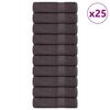 vidaXL Toallas de ba&ntilde;o FROGN 25 uds antracita 100x150 cm 360 g/m&sup2;