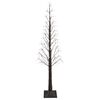 vidaXL &Aacute;rbol de Navidad starburst Marr&oacute;n 17 x 17 x 180 cm Pl&aacute;stico