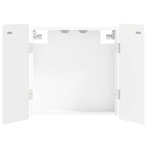vidaXL Armario para dianas ZWOLLE Blanco 52,5 x 10,5 x 57,5 cm