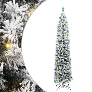 vidaXL &Aacute;rbol de Navidad artificial Verde 240 cm PVC, Acero y Pl&aacute;stico