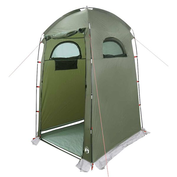 vidaXL Tienda de ducha impermeable verde oliva