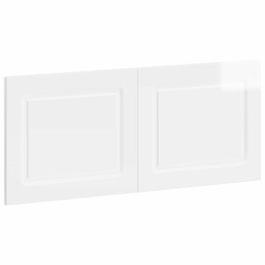 vidaXL Cabecero montada en la pared UTRECHT Blanco Brillante