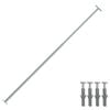 vidaXL Barra de seguridad ajustable para ventana 710-1200 mm