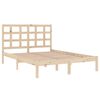 vidaXL Estructura de cama madera maciza de pino 120x200 cm