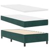vidaXL Cama tipo Box Spring Verde oscuro 200 x 100 cm Terciopelo