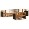 vidaXL Juegos de sof&aacute;s Madera de Acacia S&oacute;lida