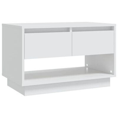 vidaXL Mueble para TV madera contrachapada blanco 70x41x44 cm