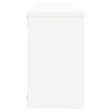 vidaXL Estante cubo pared 6uds contrachapado blanco roble 80x15x26,5cm