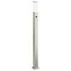 vidaXL Baliza luminosa con sensor de movimiento, 110 cm, acero inoxidable, IP44