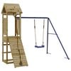 vidaXL Parque infantil de exterior madera de pino impregnada