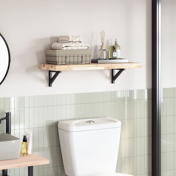 vidaXL Tablero de mesa rectangular madera maciza acacia 80x30x4 cm