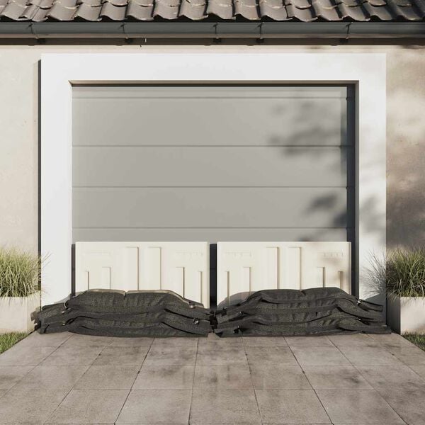 vidaXL Sacos de arena 100 unidades HDPE verde oscuro 103x25 cm