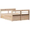 vidaXL Estructura de cama sin colchón madera maciza de pino 120x190 cm