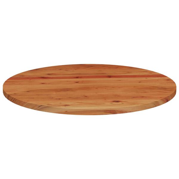 vidaXL Tablero de mesa redondo madera maciza de acacia Ø70x2,5 cm