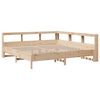 vidaXL Cama con estanter&iacute;a sin colch&oacute;n madera maciza de pino 180x200cm