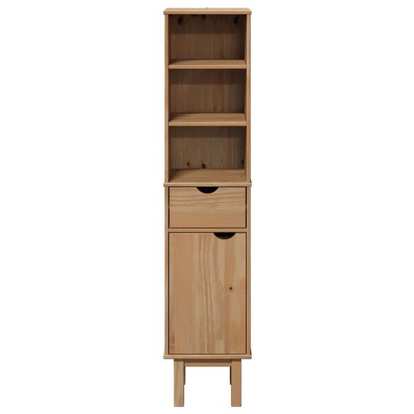 vidaXL Mueble de ba&ntilde;o OTTA madera maciza de pino 35x30x159 cm