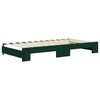 vidaXL Sof&aacute; cama nido con cajones terciopelo verde oscuro 100x200 cm