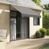 vidaXL Toldo retr&aacute;ctil de tela y acero gris antracita 200x150 cm