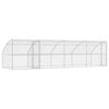 vidaXL Refugio para perros 4 uds. Plateado 8 x 2 x 2 m
