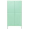 vidaXL Armario de acero verde menta 90x50x180 cm