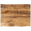 vidaXL Tablero de mesa borde natural madera maciza mango 90x60x3,8 cm