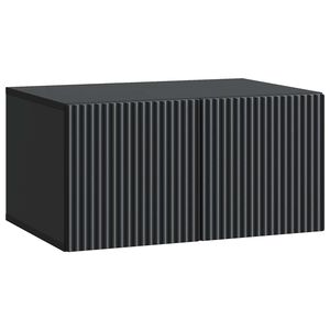 vidaXL Mueble para TV de pared 59,5 x 41 x 30 cm Negro