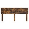vidaXL Cabecero Roble ahumado 200 cm Madera contrachapada