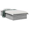 vidaXL Cama con cajones madera de ingenier&iacute;a gris Sonoma 90x190 cm