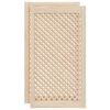 vidaXL Puertas de armario entramado 2 uds madera pino 49,5x99 cm