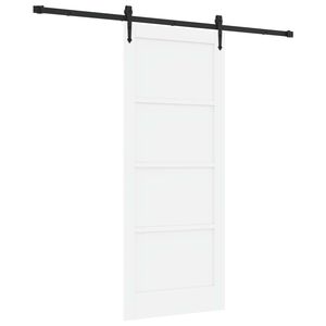 vidaXL Puerta Corredera ORKDAL Blanco 83 x 202 cm