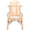 vidaXL Silla de jard&iacute;n madera maciza de abeto 68x86x103