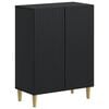 vidaXL Armario de Almacenamiento para Ba&ntilde;o ARNHEM Negro