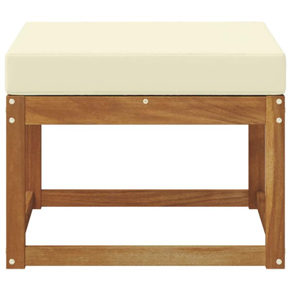 vidaXL Reposapi&eacute;s de exterior Madera de Acacia S&oacute;lida Natural