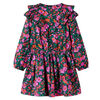 vidaXL Vestido infantil de manga larga rosa chill&oacute;n 116