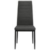 vidaXL Sillas de comedor 6 unidades tela gris oscuro