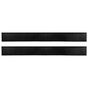 vidaXL Sellos de cepillo para puertas autoadhesivos 2 uds. 100 cm