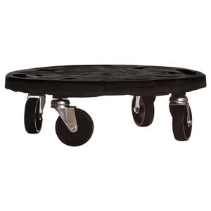 vidaXL Soporte para plantas con ruedas negro di&aacute;metro 40 cm 275 kg