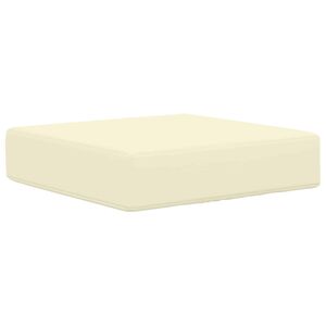 vidaXL Coj&iacute;n de asiento de exterior Crema 40 x 40 x 8 cm