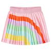 vidaXL Falda plisada infantil rosa claro 92