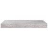 vidaXL Estante flotante de pared gris hormig&oacute;n MDF 40x23x3,8 cm