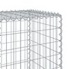 vidaXL Cesta de gaviones con cubierta hierro galvanizado 1100x50x150cm