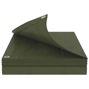 vidaXL Lona con ojales Verde 2 x 3 m 90 gsm PE