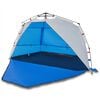 vidaXL Tienda de playa 3 personas impermeable apertura r&aacute;pida azul