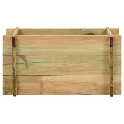 vidaXL Jardinera de verduras madera pino impregnada 40 cm