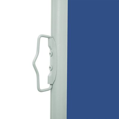 vidaXL Toldo lateral retráctil de jardín azul 100x500 cm