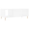 vidaXL Mesa de centro madera contrachapada blanco 102x50x40 cm